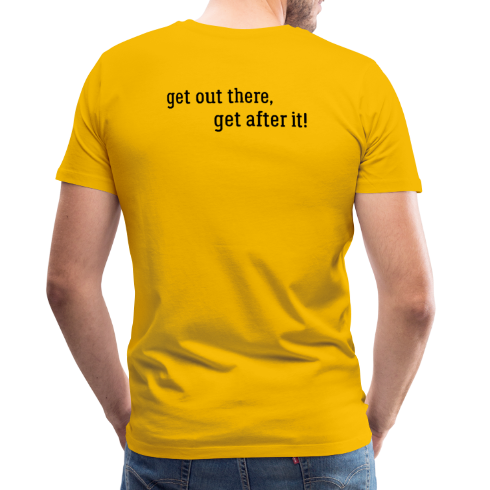 björn imperfekt human men's premium t-shirt - sun yellow