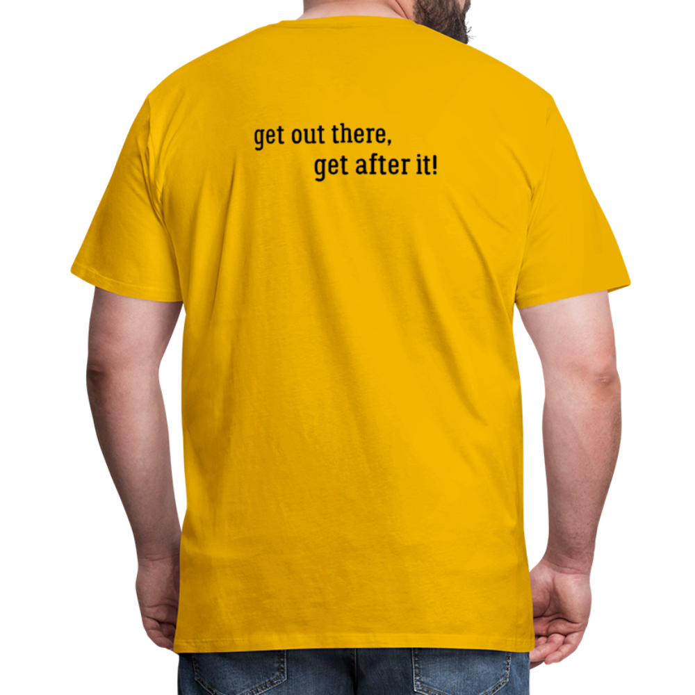 björn imperfekt human men's premium t-shirt - sun yellow
