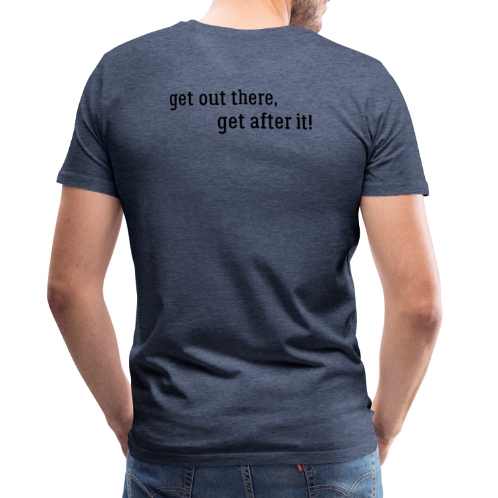 björn imperfekt human men's premium t-shirt - heather blue