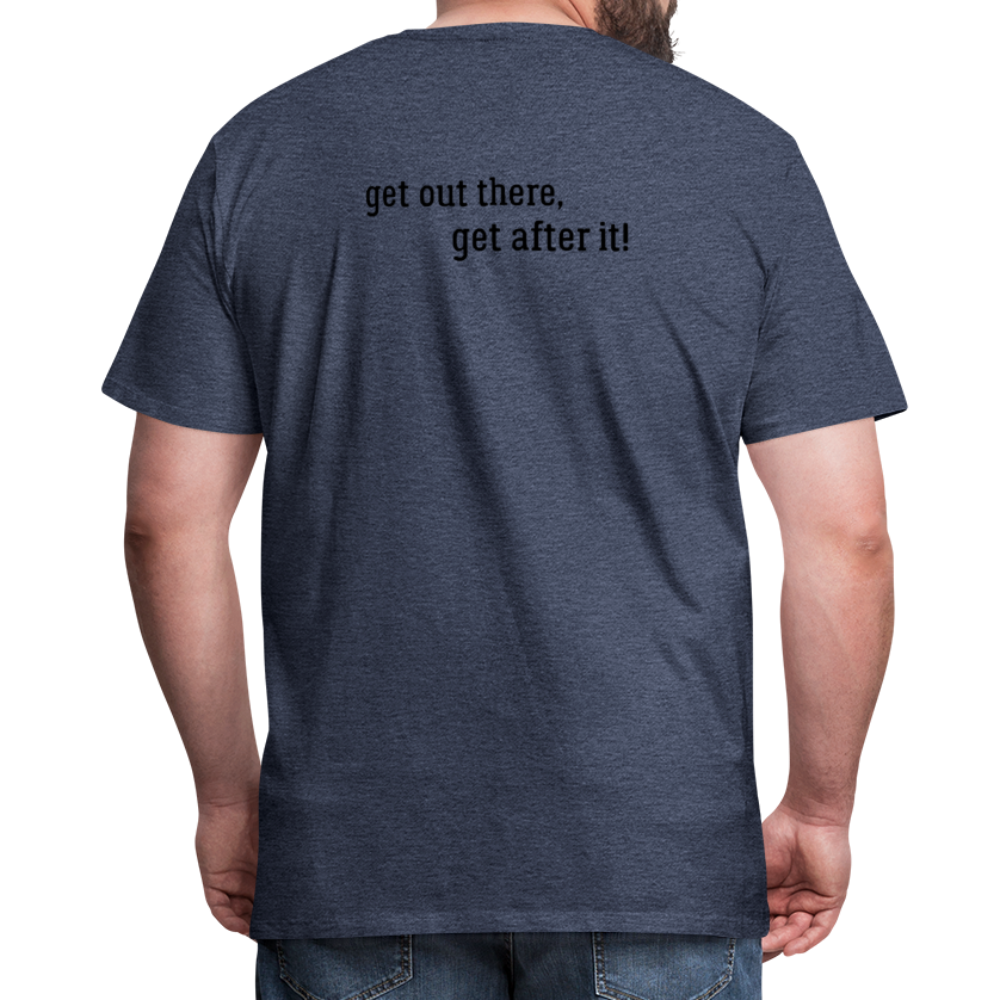 björn imperfekt human men's premium t-shirt - heather blue