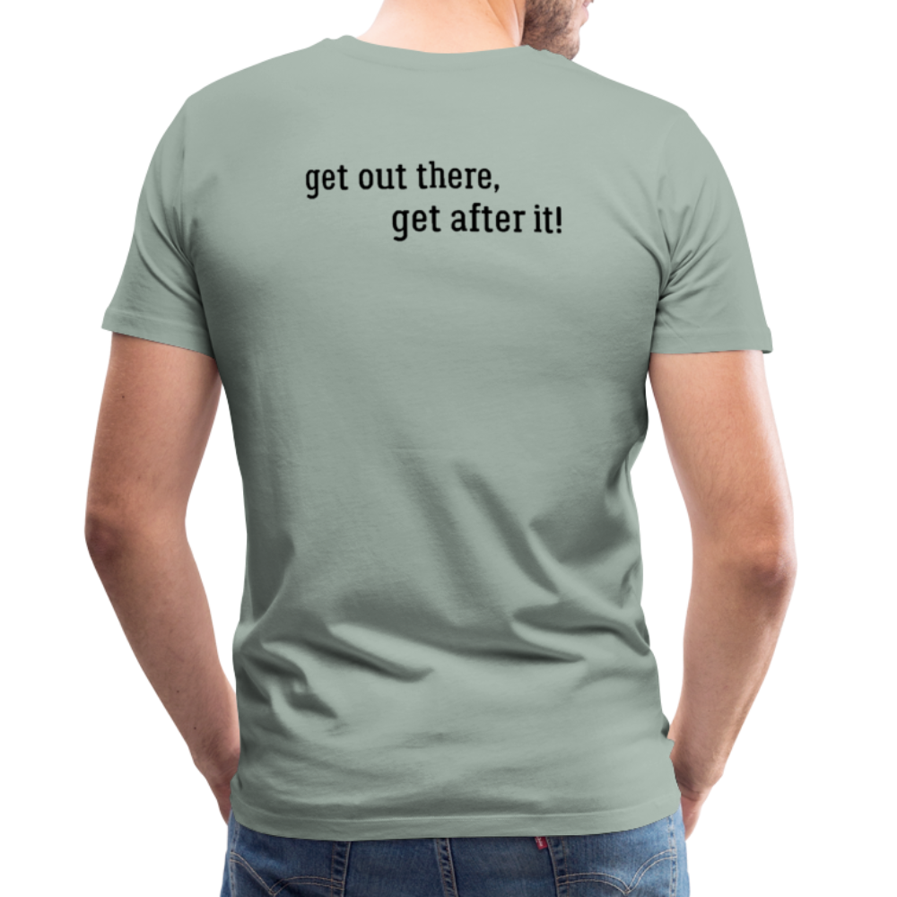 björn imperfekt human men's premium t-shirt - steel green