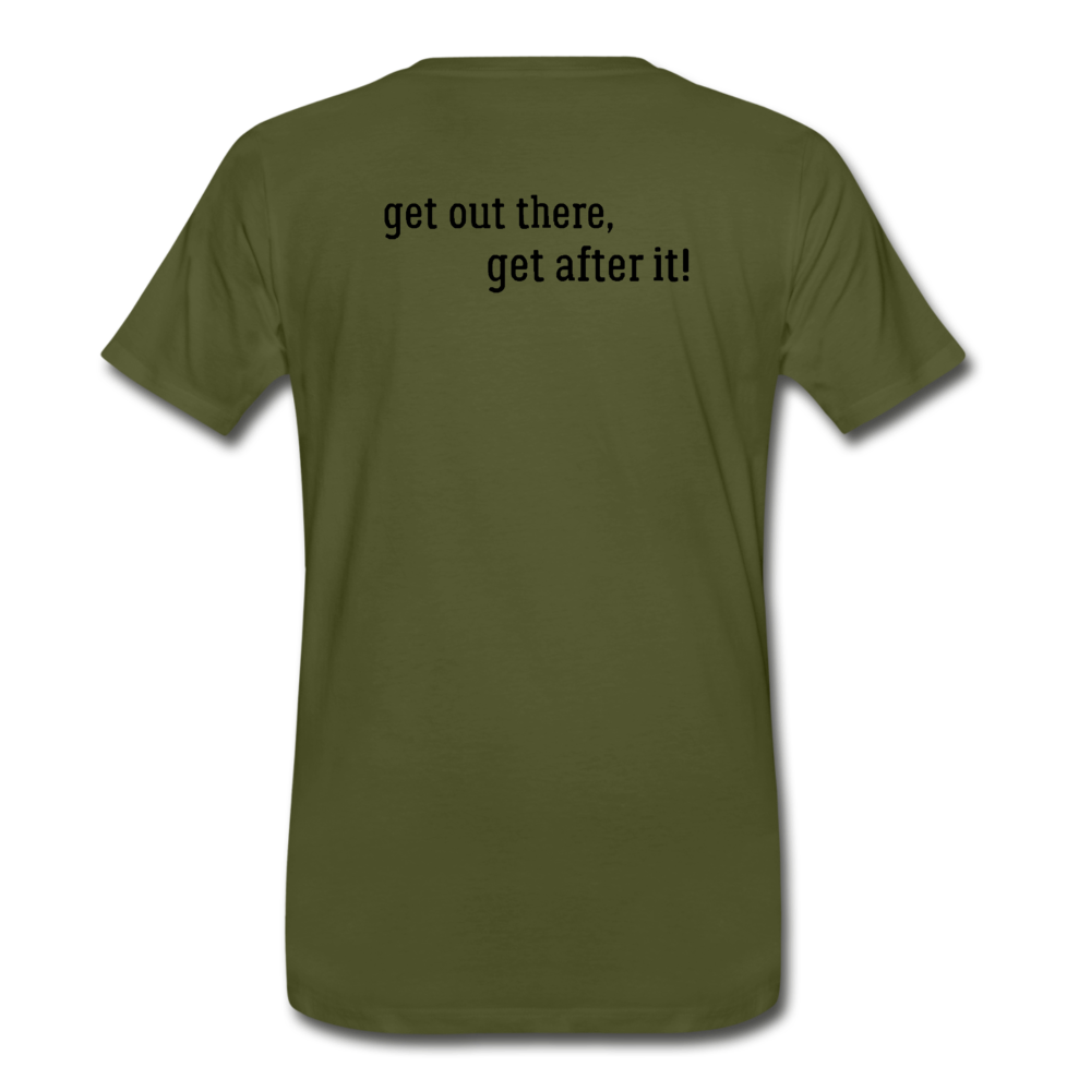 björn imperfekt human men's premium t-shirt - olive green