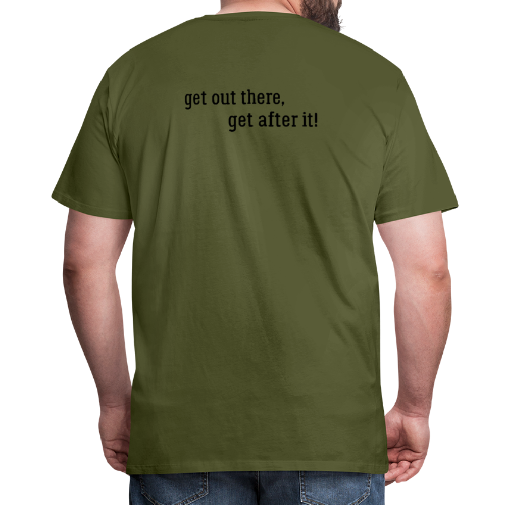 björn imperfekt human men's premium t-shirt - olive green