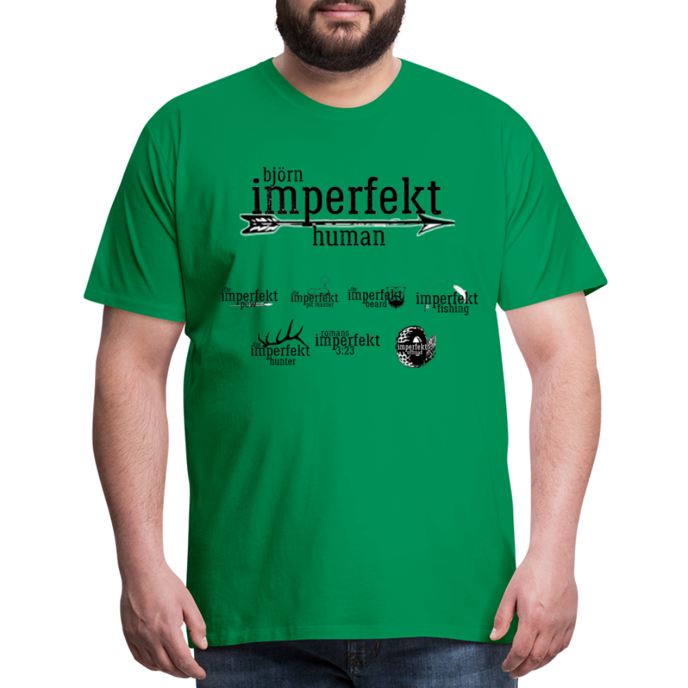 björn imperfekt human men's premium t-shirt - kelly green