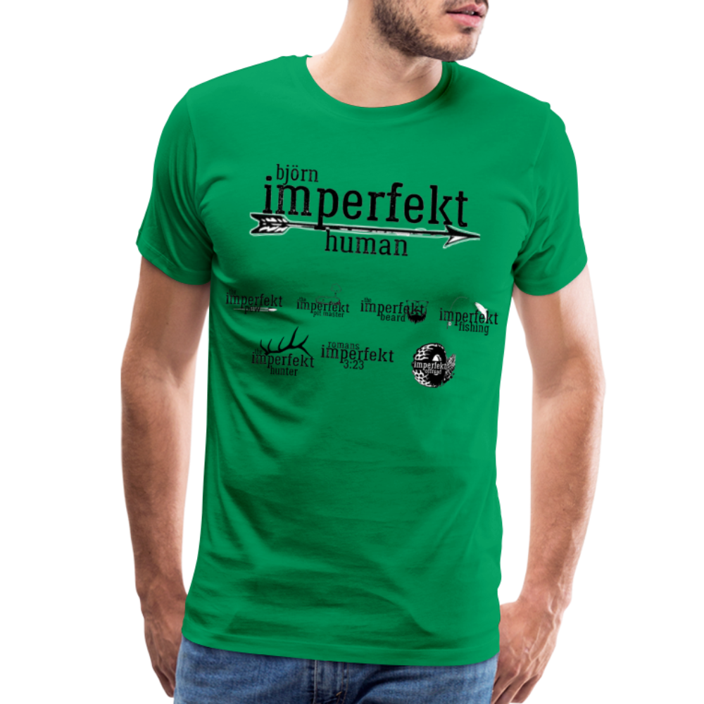 björn imperfekt human men's premium t-shirt - kelly green