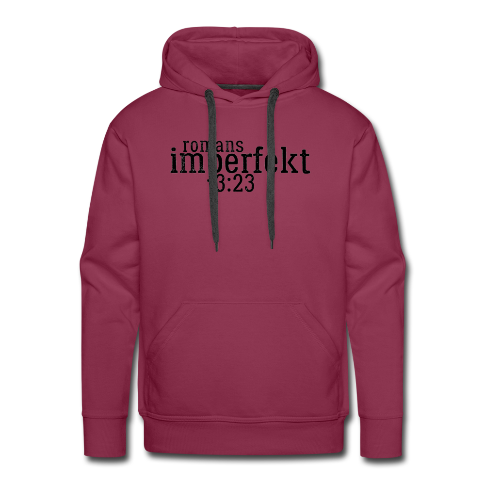 romans 3:23 men’s premium hoodie - burgundy