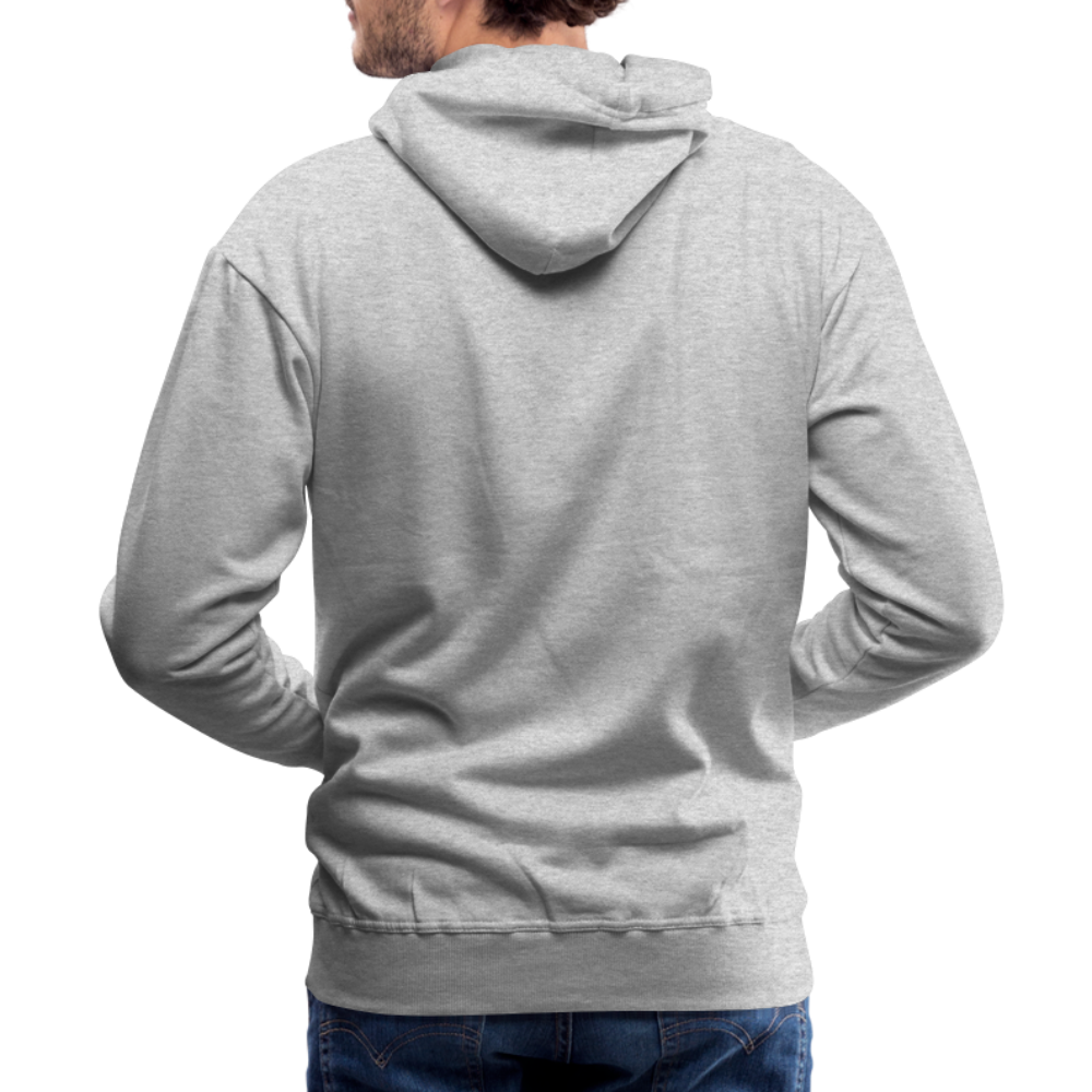 romans 3:23 men’s premium hoodie - heather grey