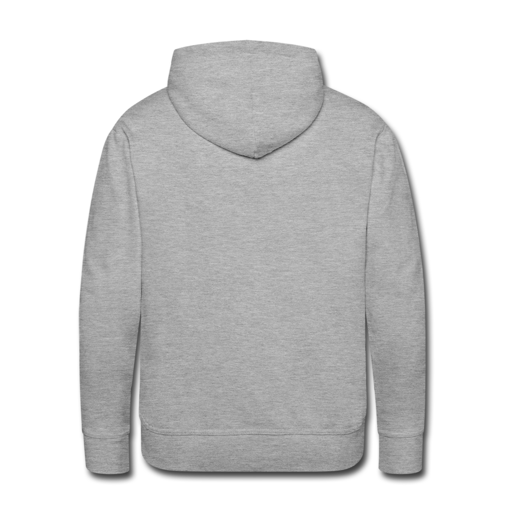 romans 3:23 men’s premium hoodie - heather grey
