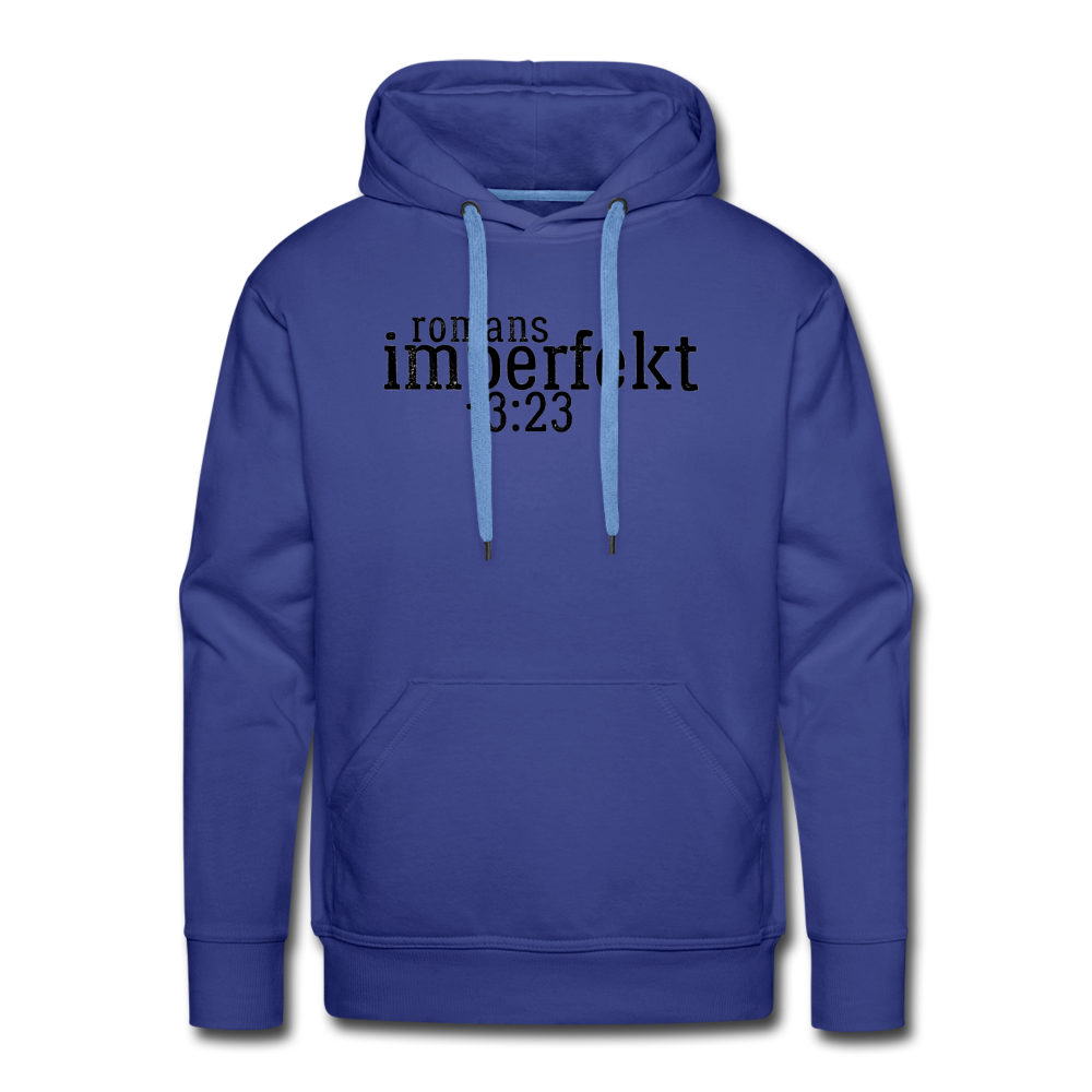 romans 3:23 men’s premium hoodie - royal blue