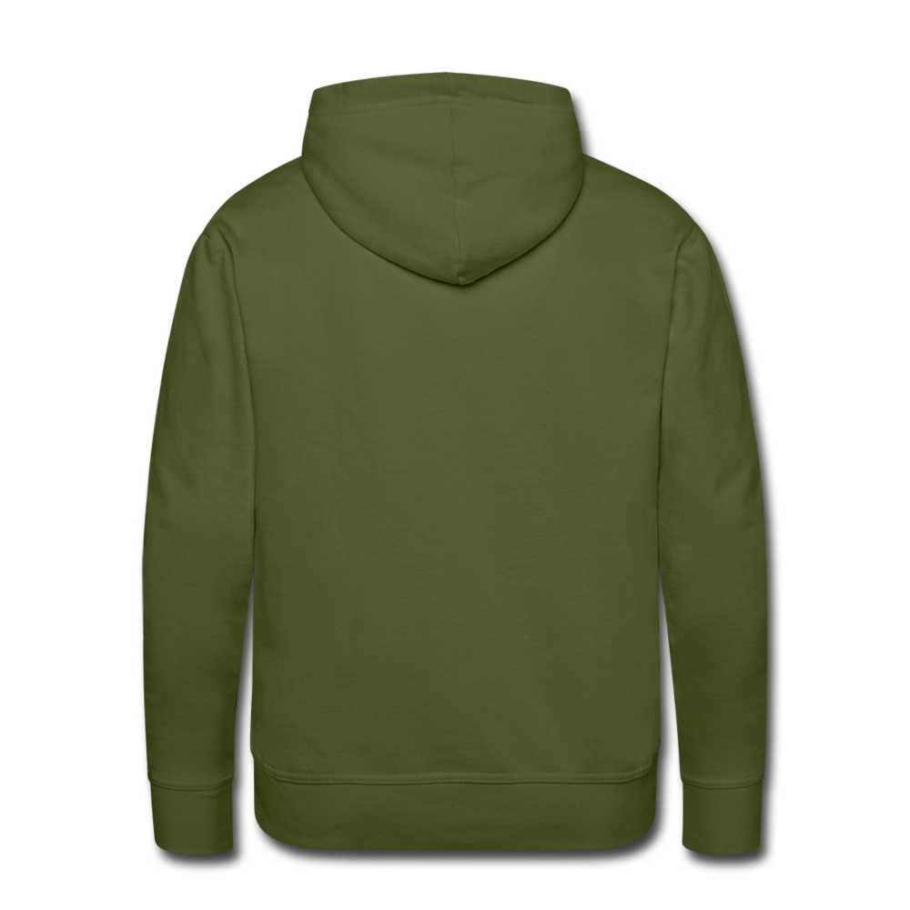 romans 3:23 men’s premium hoodie - olive green
