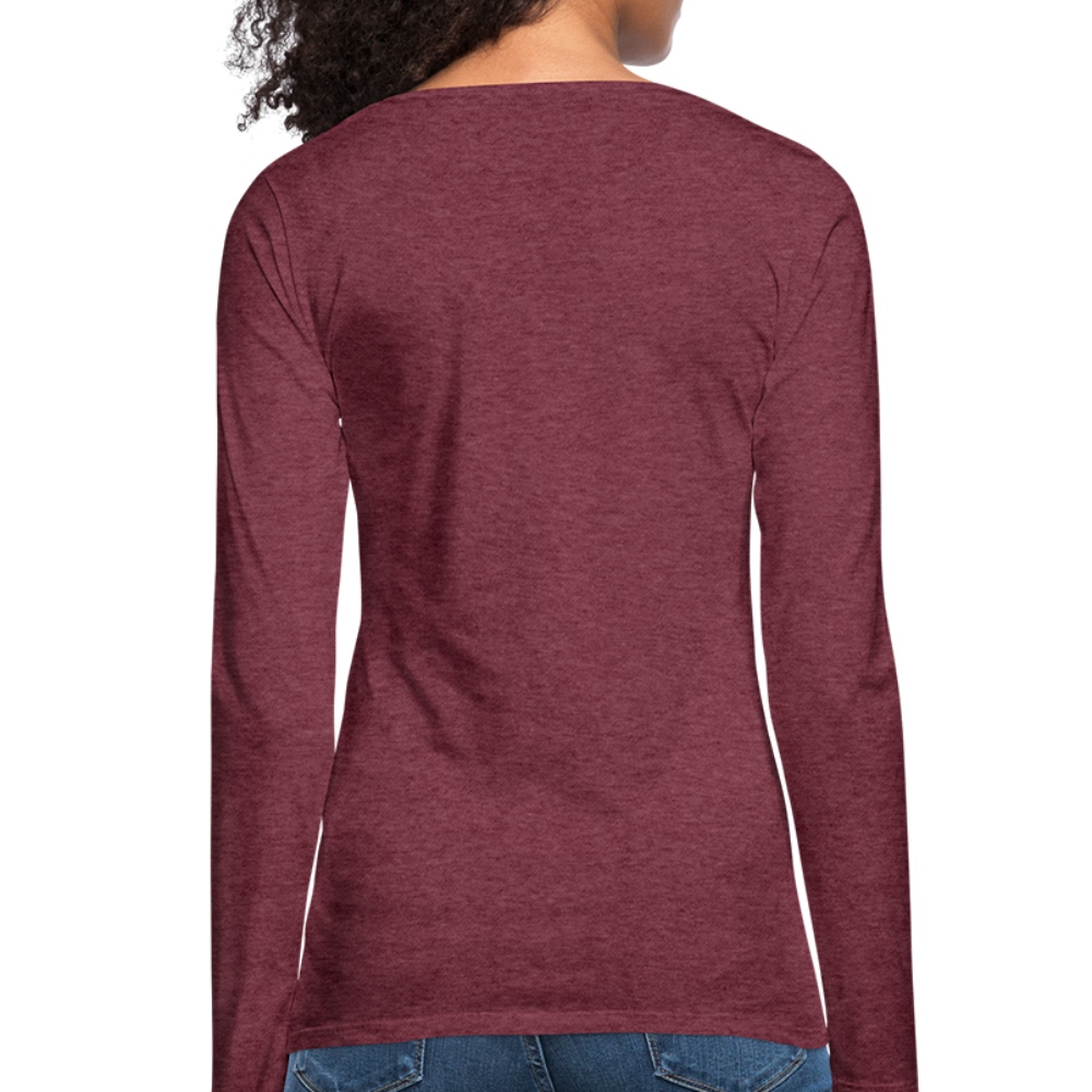romans 3:23 women's premium long sleeve t-shirt - heather burgundy