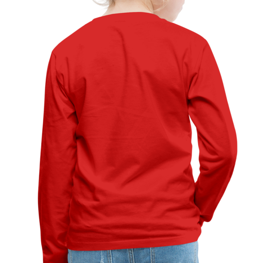 romans 3:23 kids' premium long sleeve t-shirt - red
