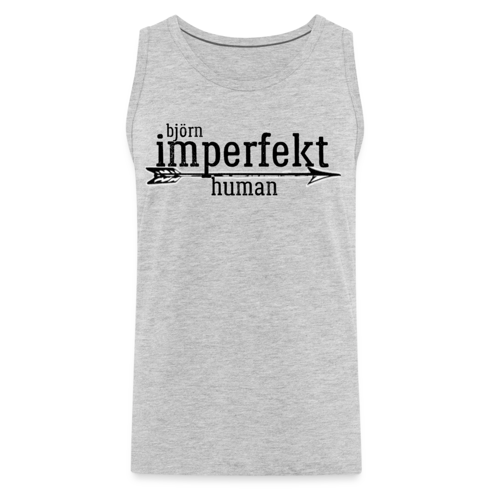 björn imperfekt human men’s premium tank - heather gray