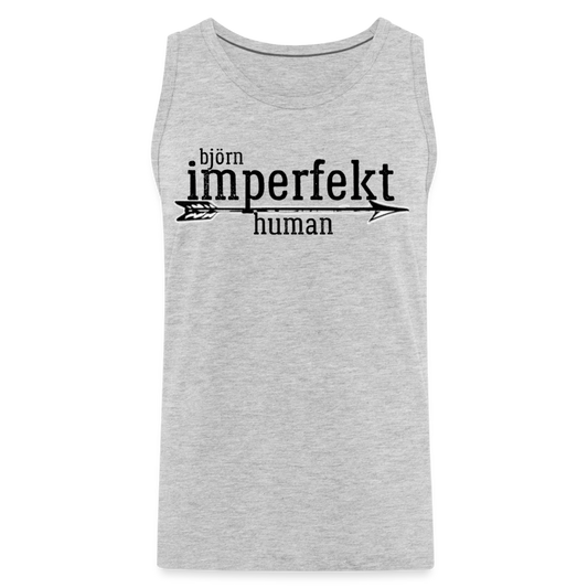 björn imperfekt human men’s premium tank - heather gray