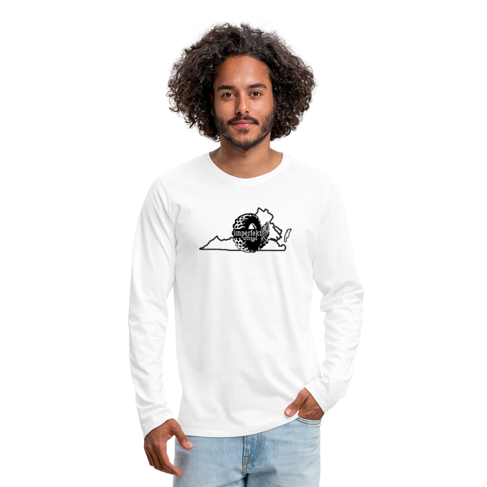 Men's Premium Long Sleeve T-Shirt - white