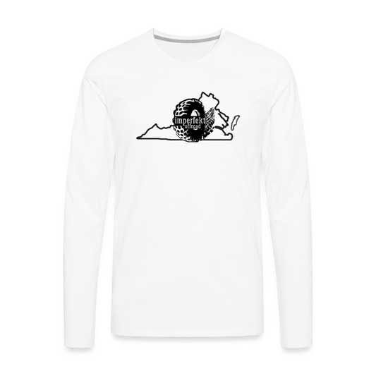 Men's Premium Long Sleeve T-Shirt - white