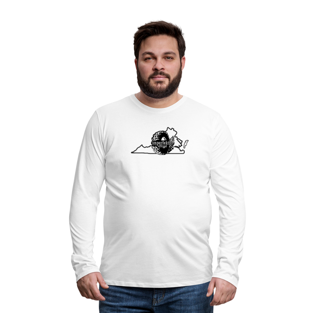 Men's Premium Long Sleeve T-Shirt - white