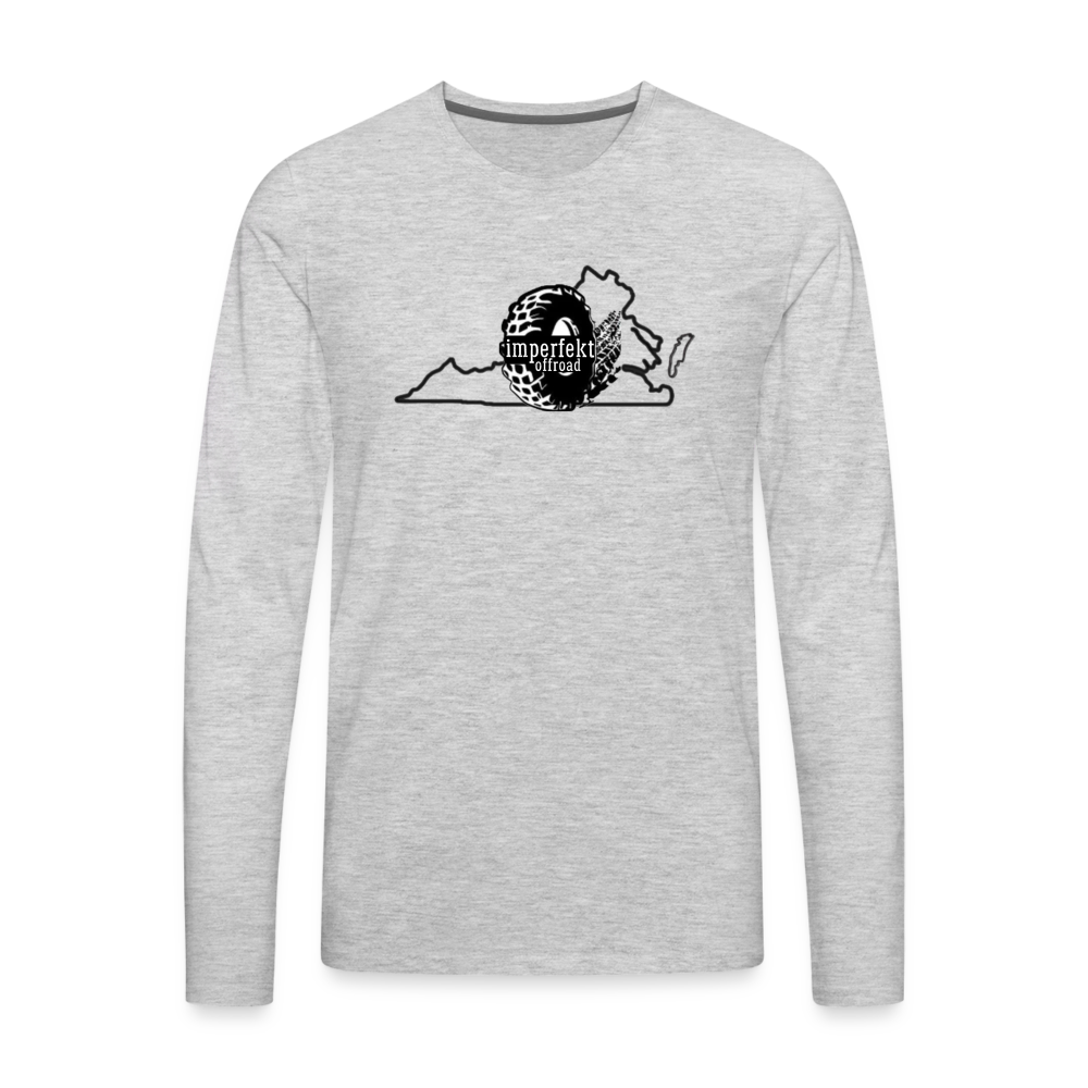 Men's Premium Long Sleeve T-Shirt - heather gray