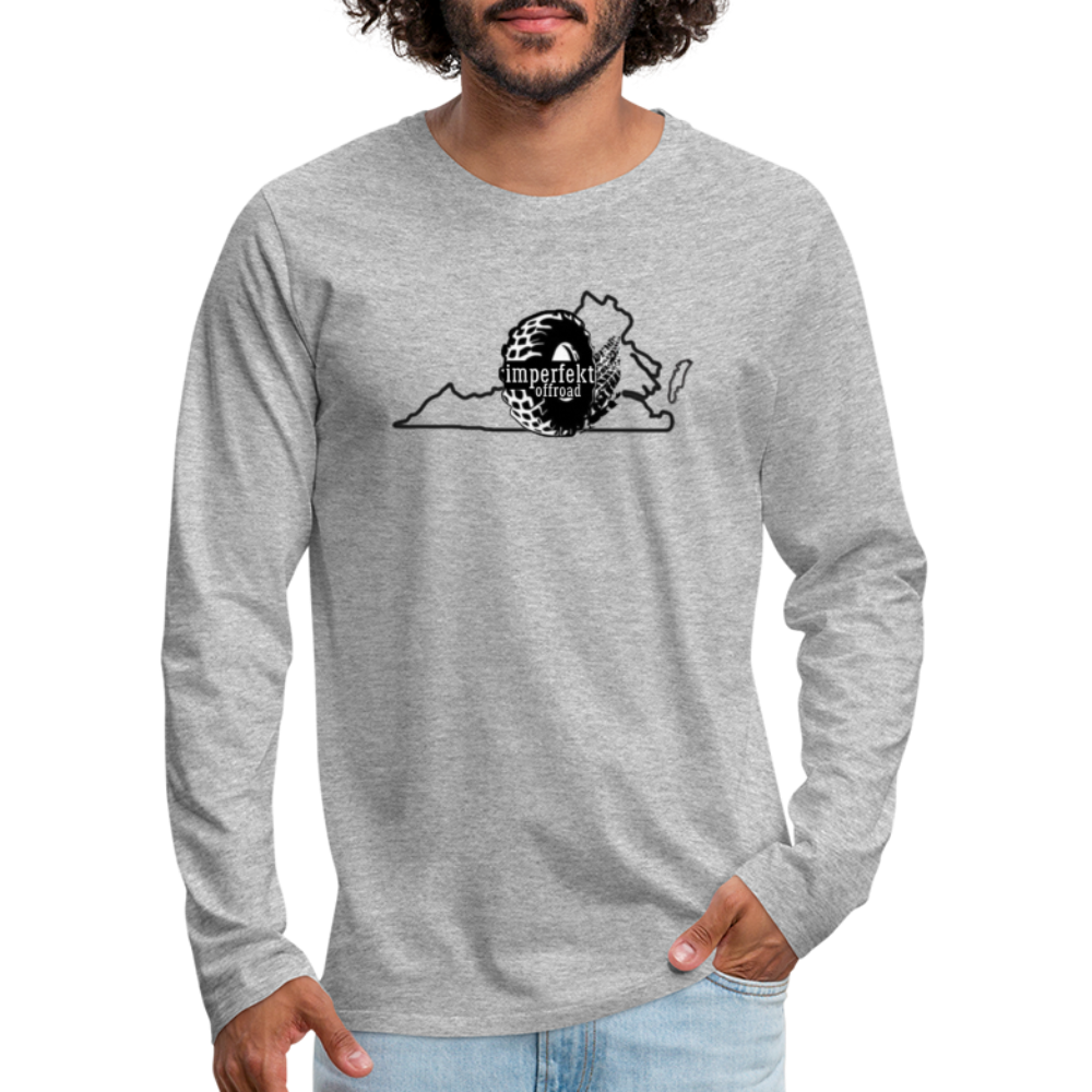 Men's Premium Long Sleeve T-Shirt - heather gray