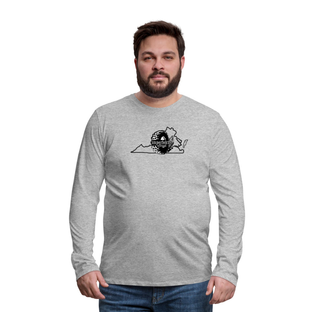 Men's Premium Long Sleeve T-Shirt - heather gray