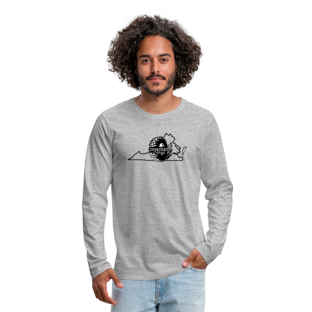 Men's Premium Long Sleeve T-Shirt - heather gray