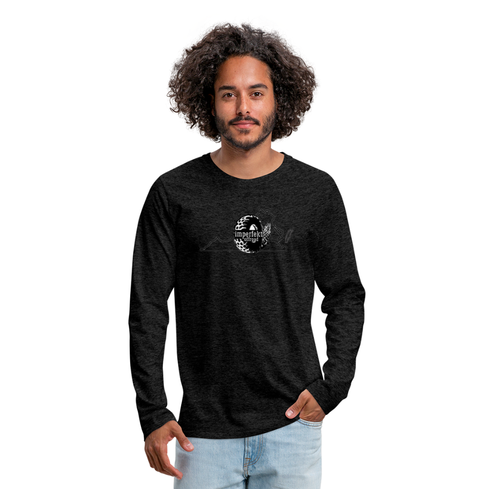 Men's Premium Long Sleeve T-Shirt - charcoal grey