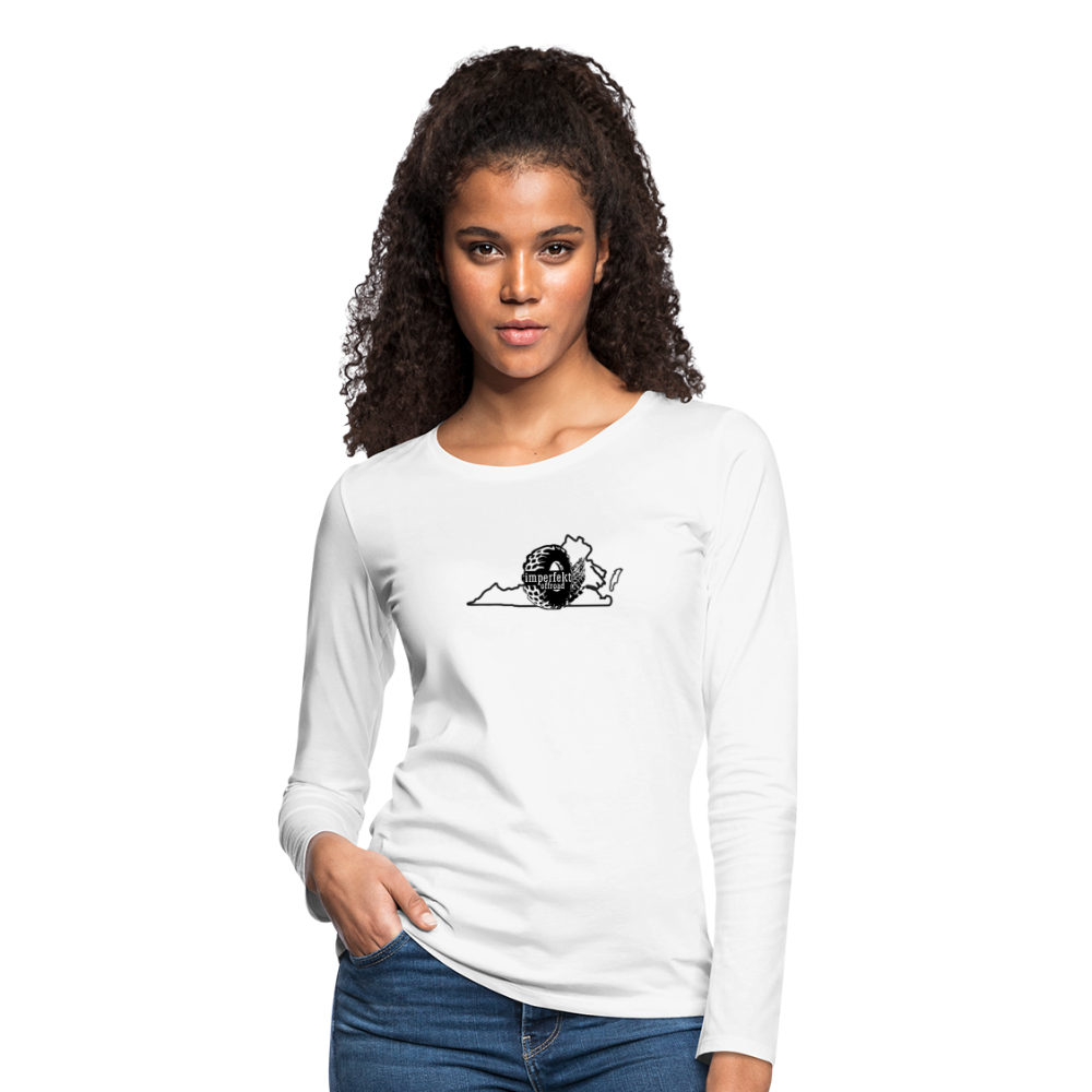 Women's Premium Long Sleeve T-Shirt - white