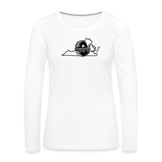 Women's Premium Long Sleeve T-Shirt - white