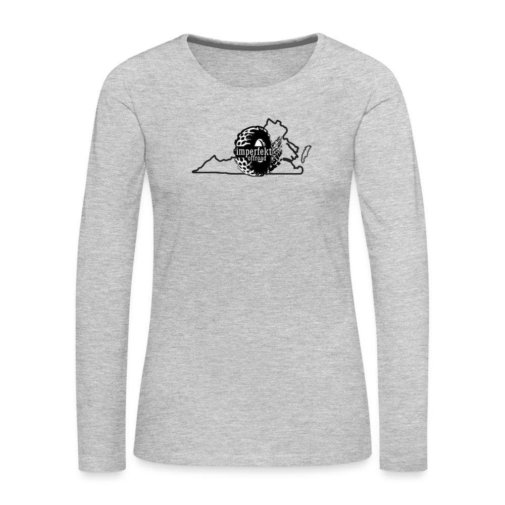 Women's Premium Long Sleeve T-Shirt - heather gray