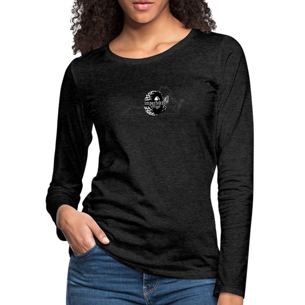 Women's Premium Long Sleeve T-Shirt - charcoal grey