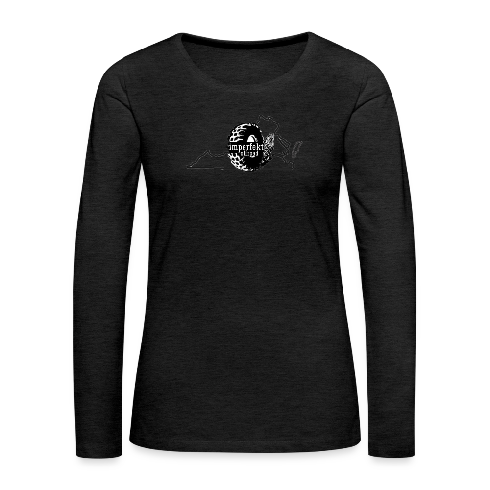 Women's Premium Long Sleeve T-Shirt - charcoal grey