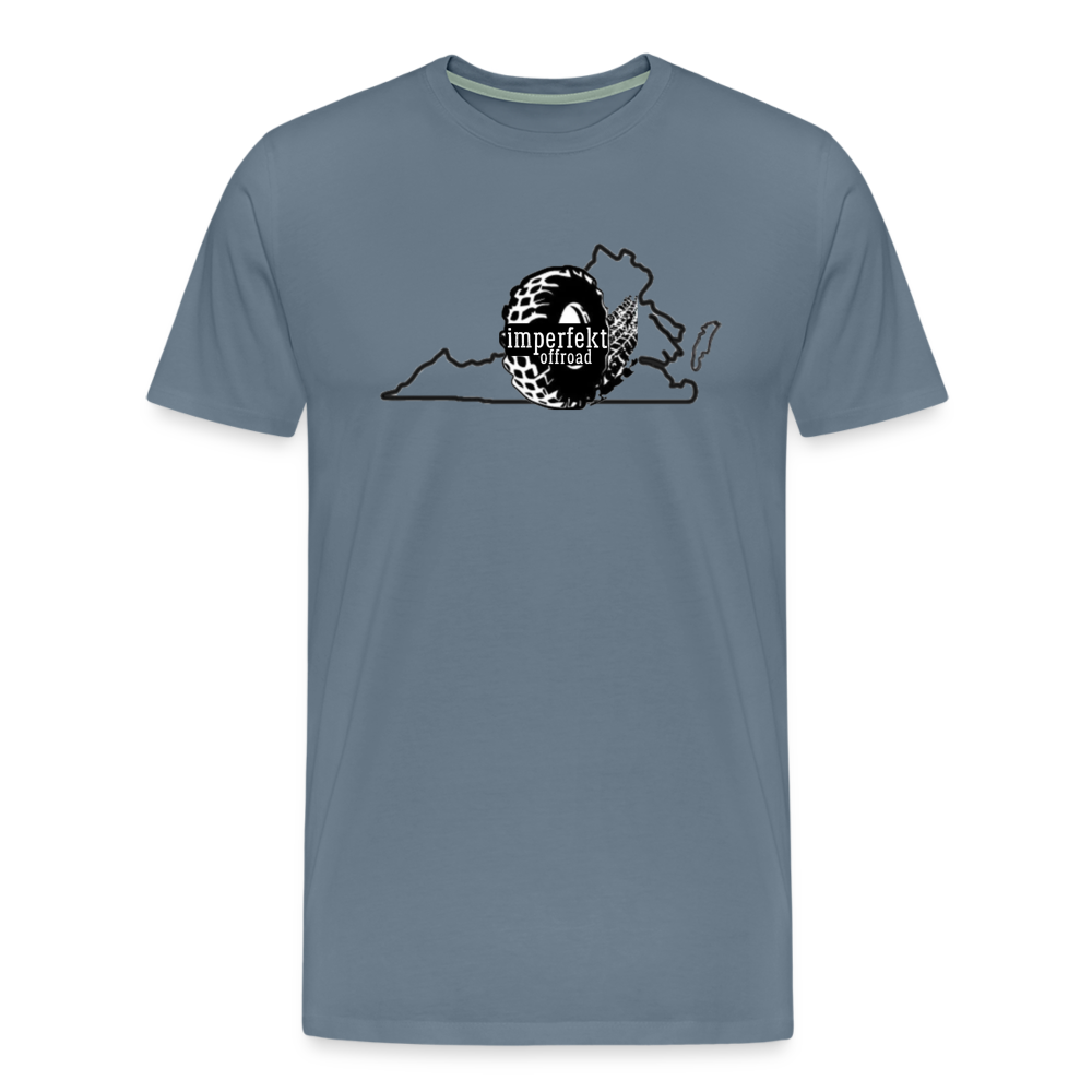 Men's Premium T-Shirt - steel blue