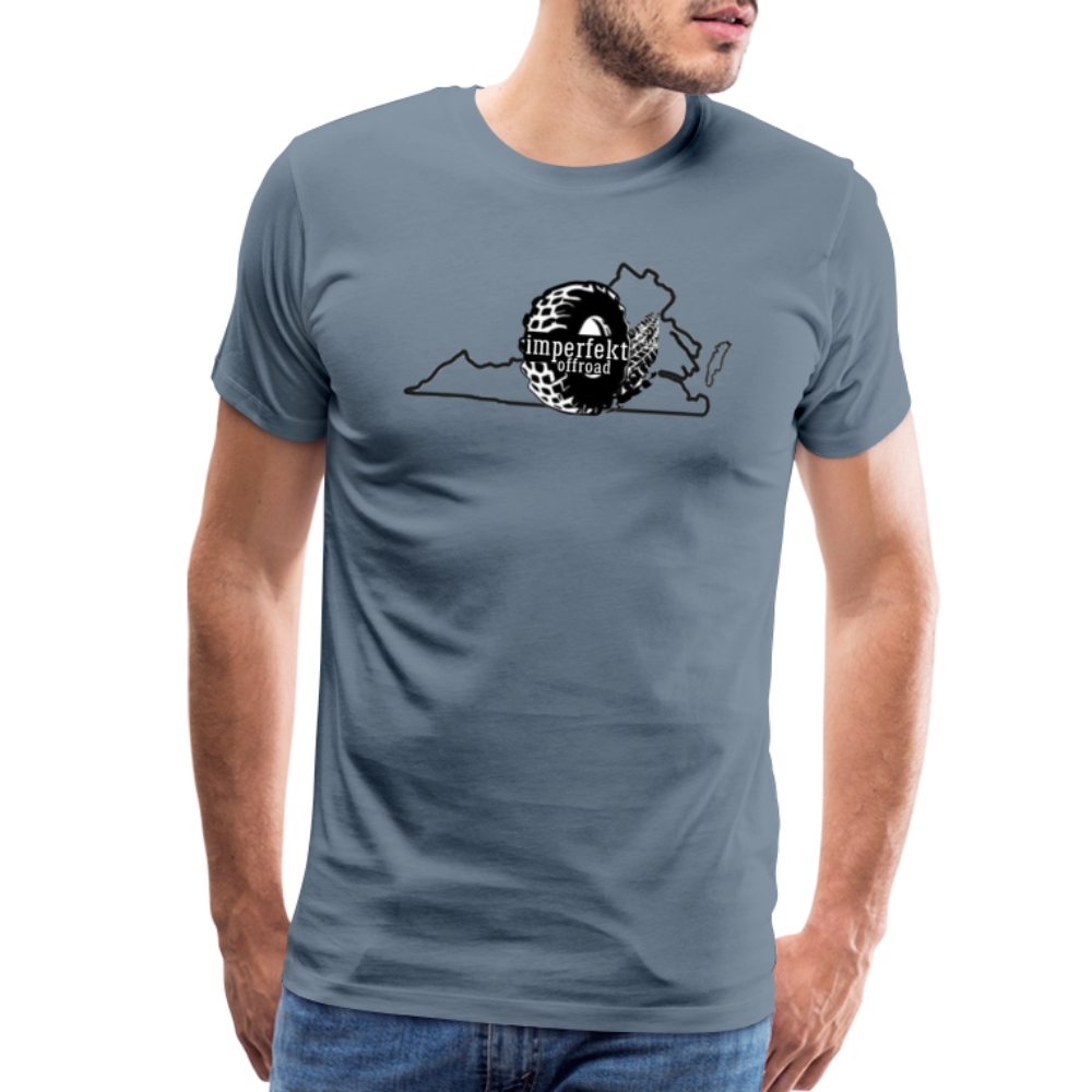 Men's Premium T-Shirt - steel blue