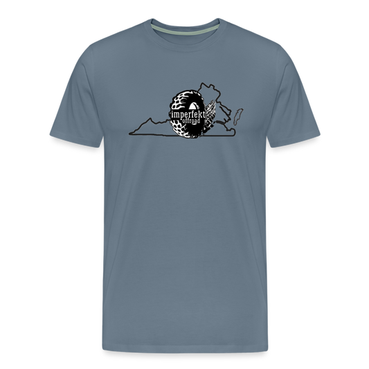 Men's Premium T-Shirt - steel blue