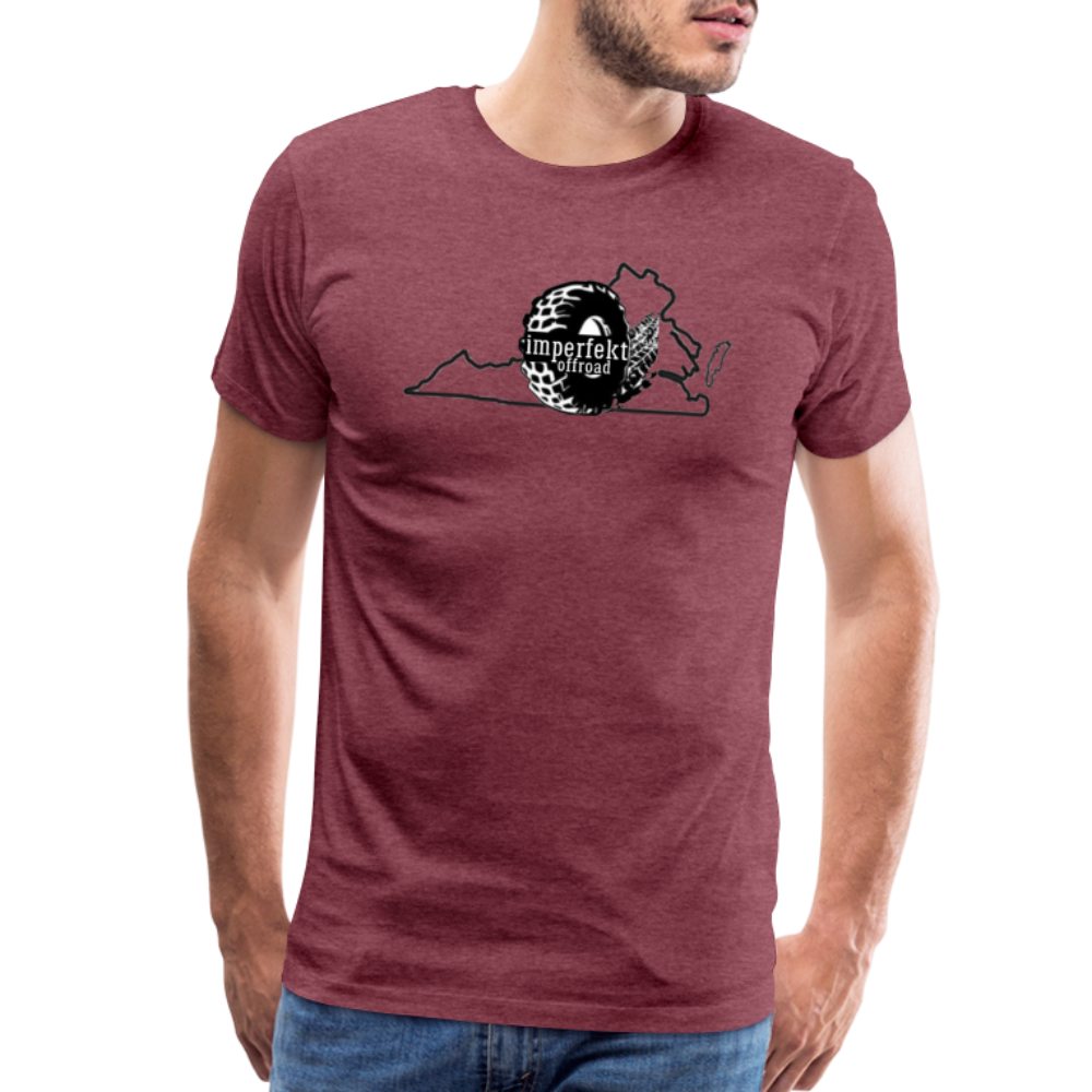 Men's Premium T-Shirt - heather burgundy