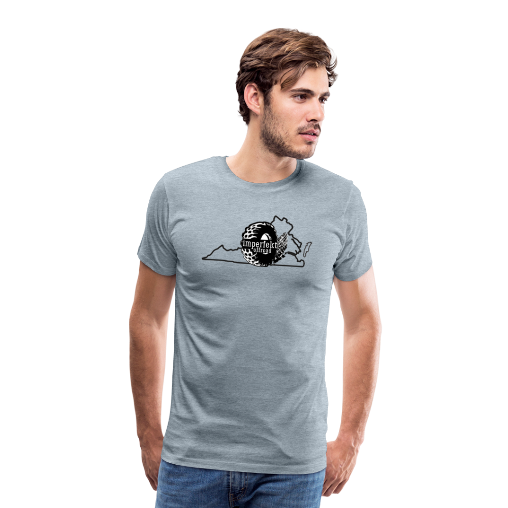 Men's Premium T-Shirt - heather ice blue