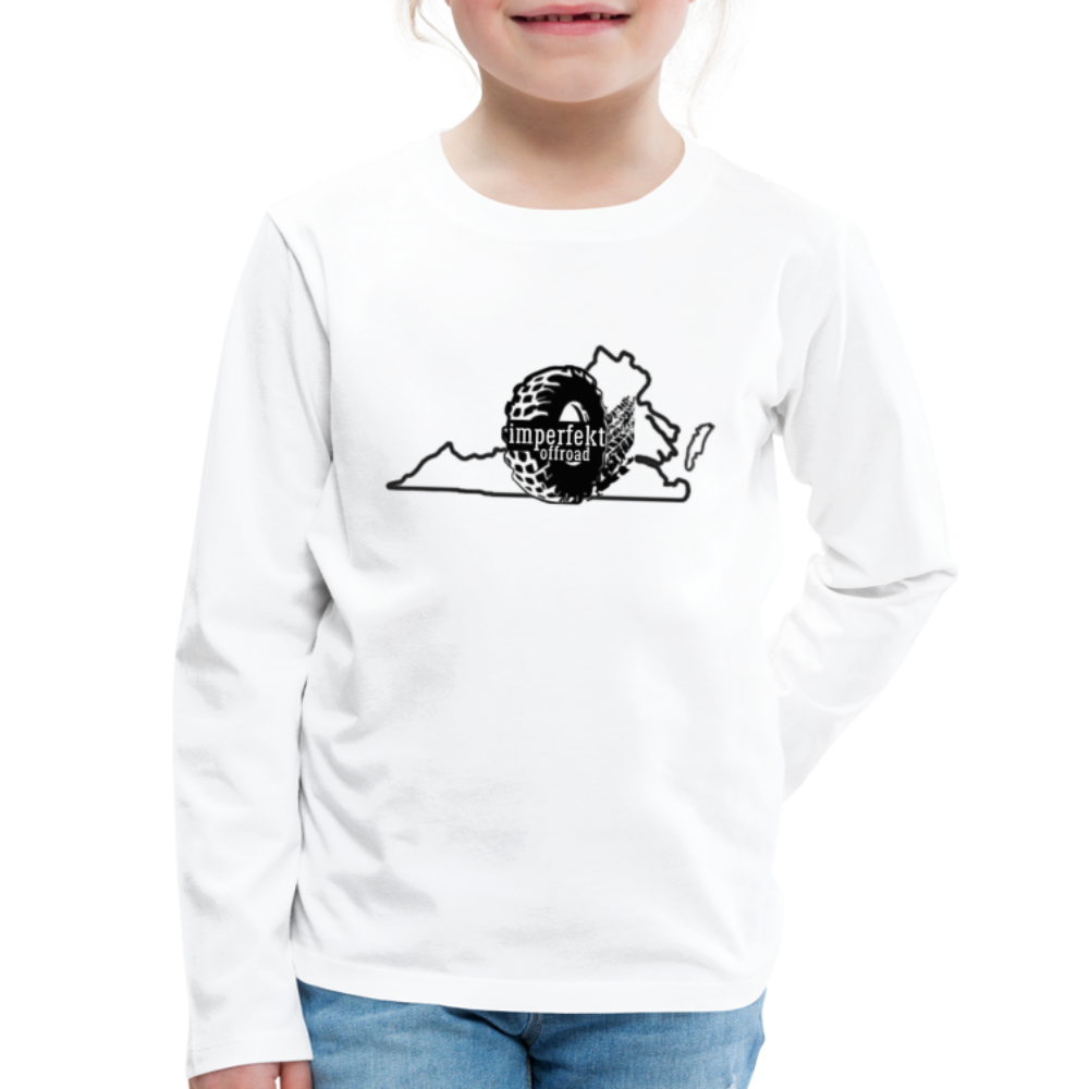 Kids' Premium Long Sleeve T-Shirt - white