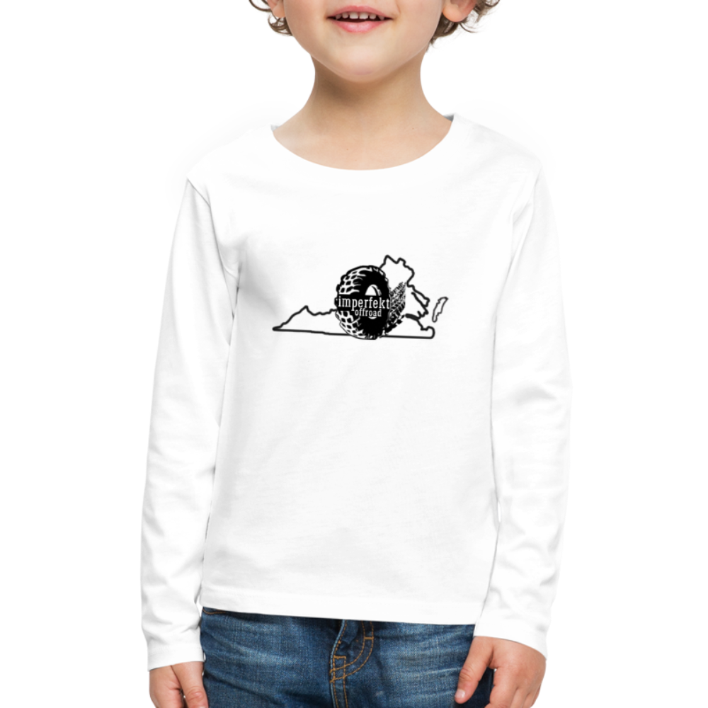 Kids' Premium Long Sleeve T-Shirt - white