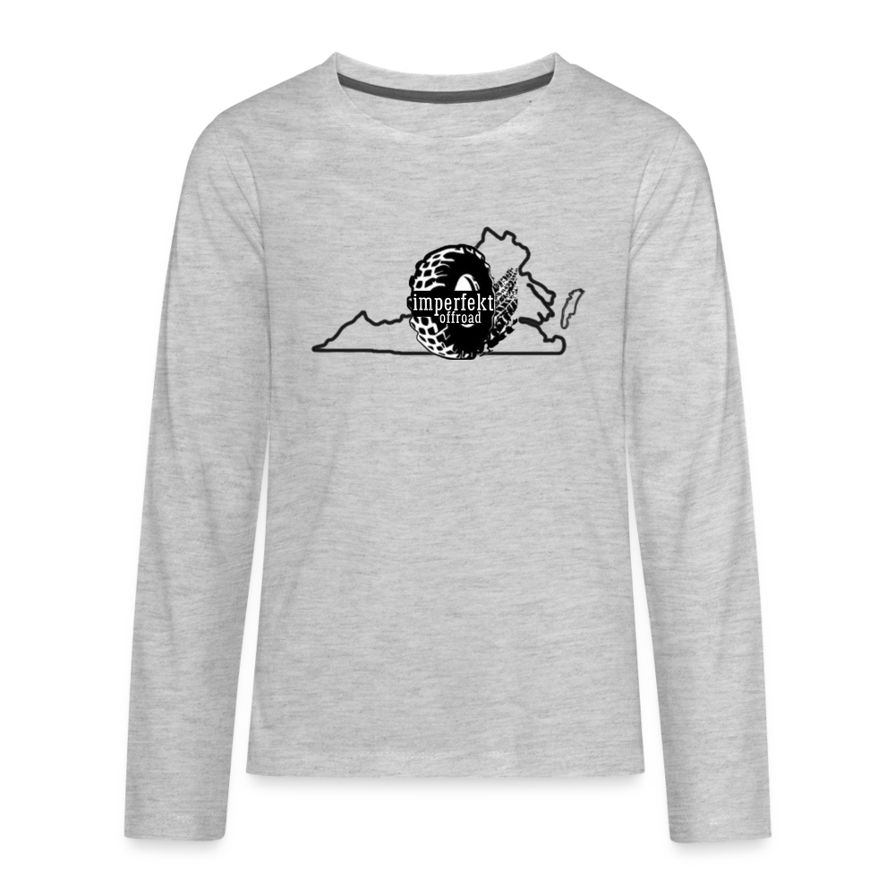 Kids' Premium Long Sleeve T-Shirt - heather gray