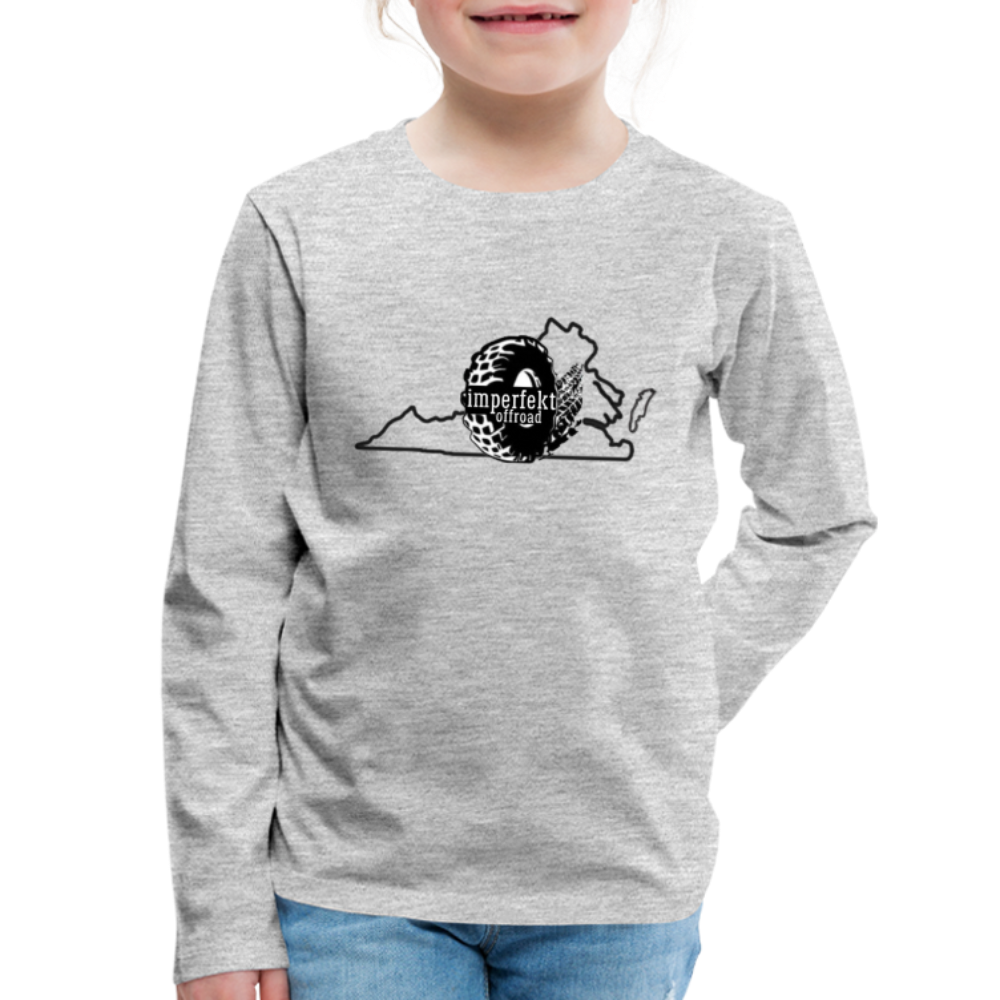 Kids' Premium Long Sleeve T-Shirt - heather gray
