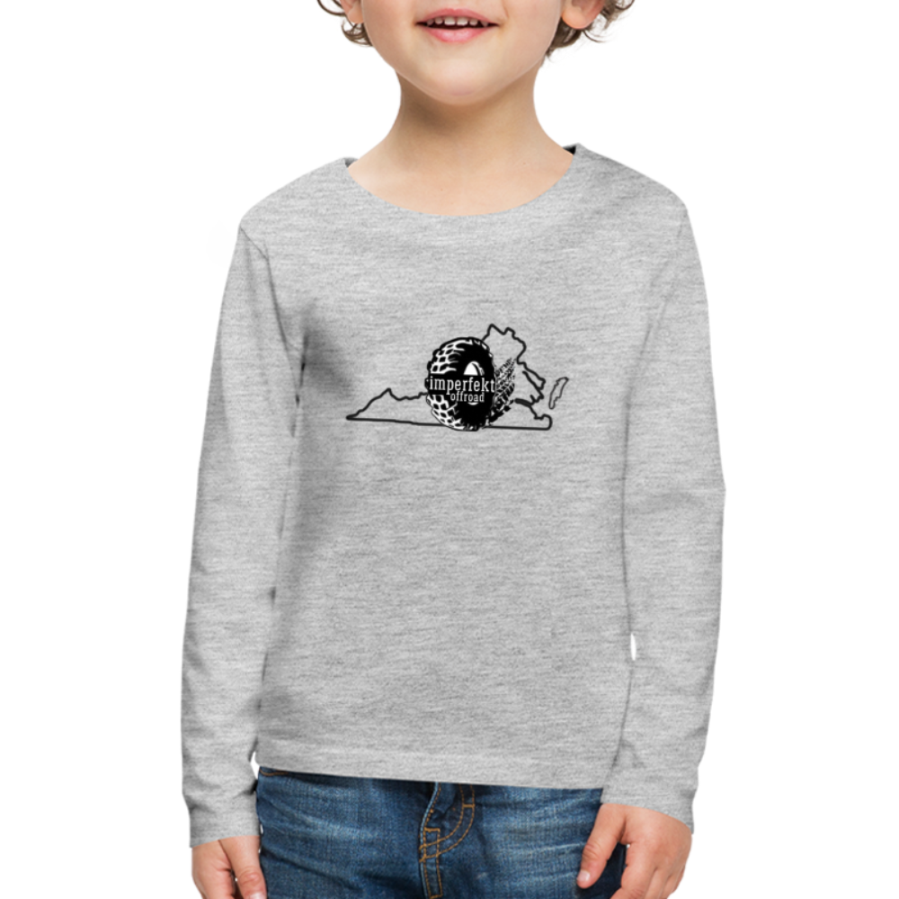 Kids' Premium Long Sleeve T-Shirt - heather gray