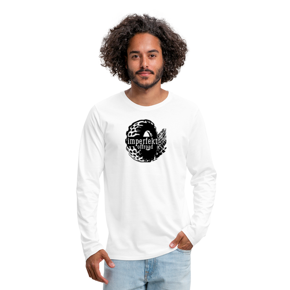 Men's Premium Long Sleeve T-Shirt - white