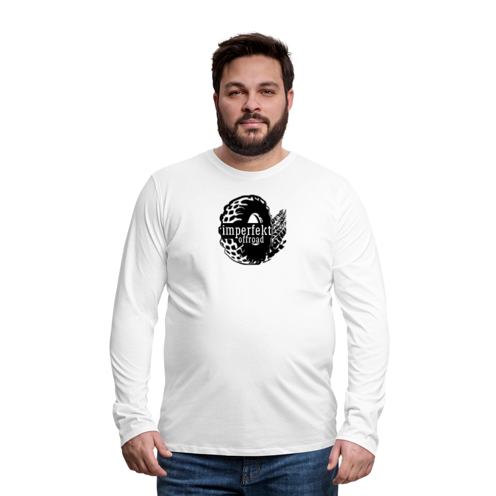Men's Premium Long Sleeve T-Shirt - white
