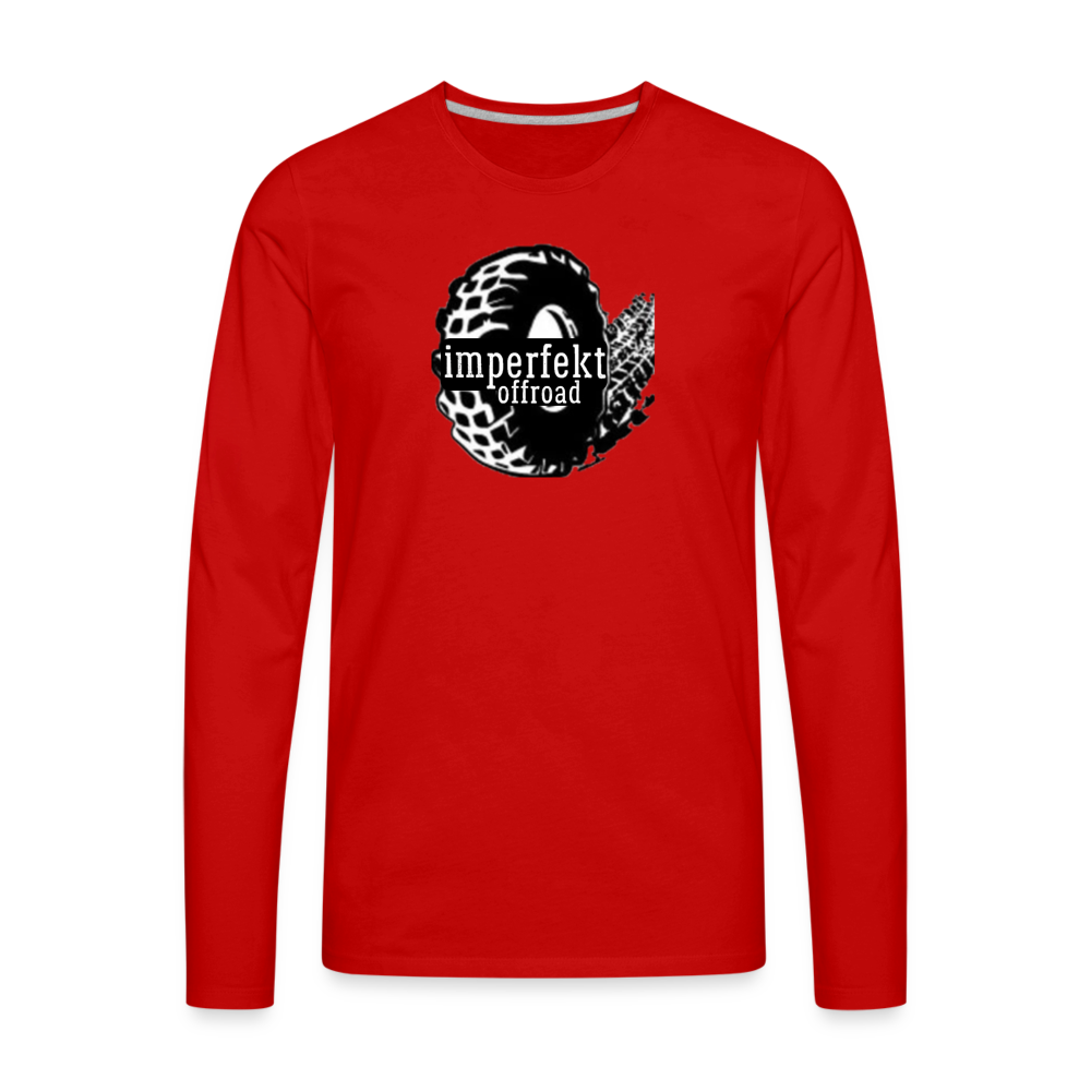Men's Premium Long Sleeve T-Shirt - red