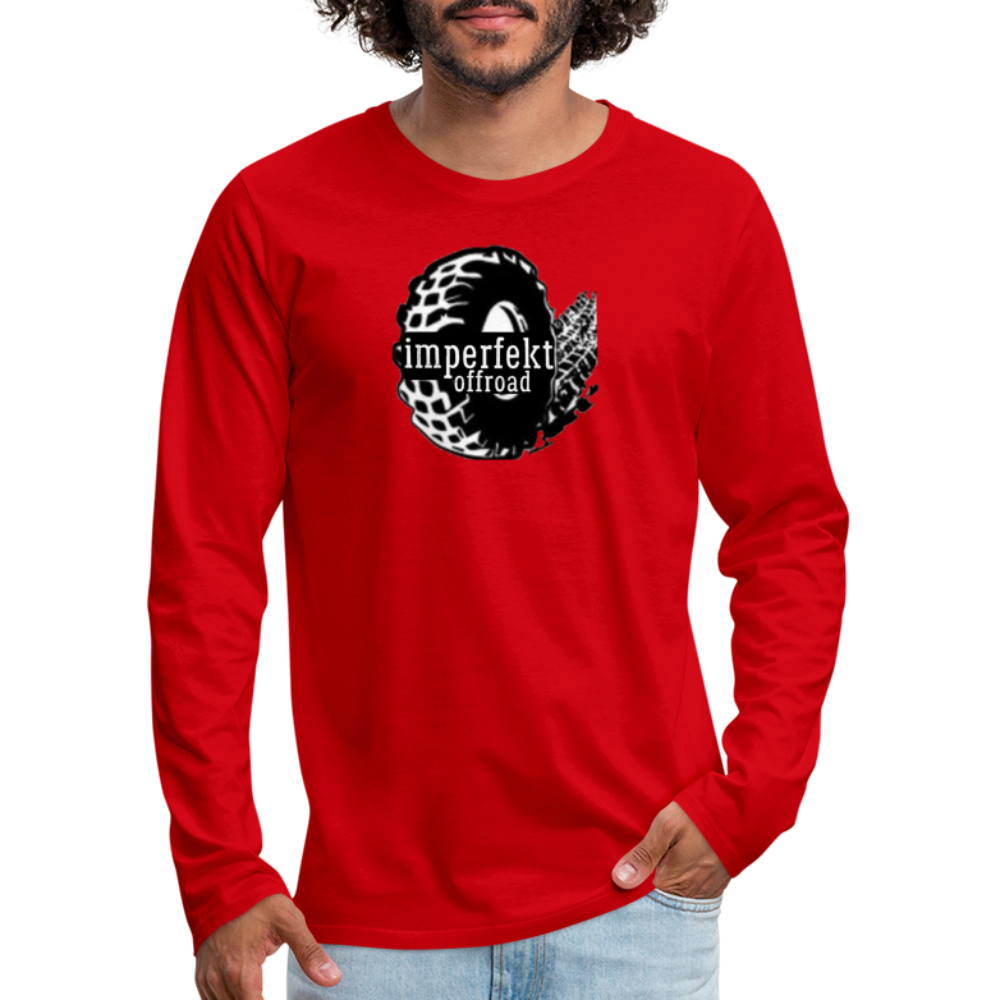 Men's Premium Long Sleeve T-Shirt - red