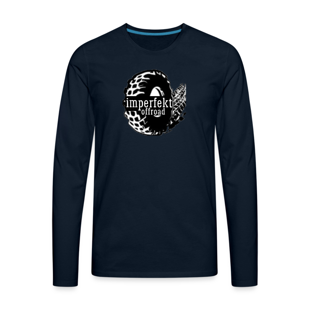 Men's Premium Long Sleeve T-Shirt - deep navy