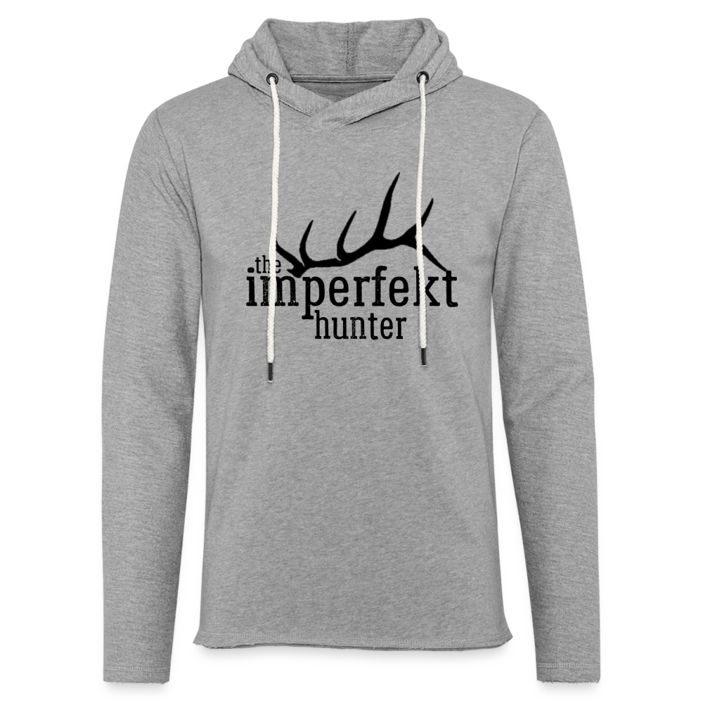 Unisex Lightweight Terry Hoodie - heather gray