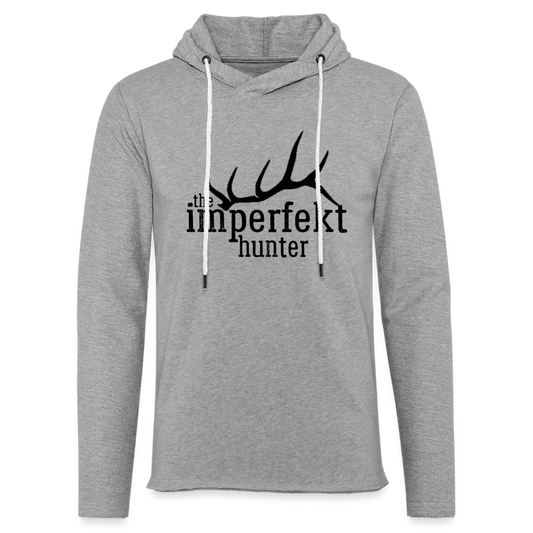 Unisex Lightweight Terry Hoodie - heather gray