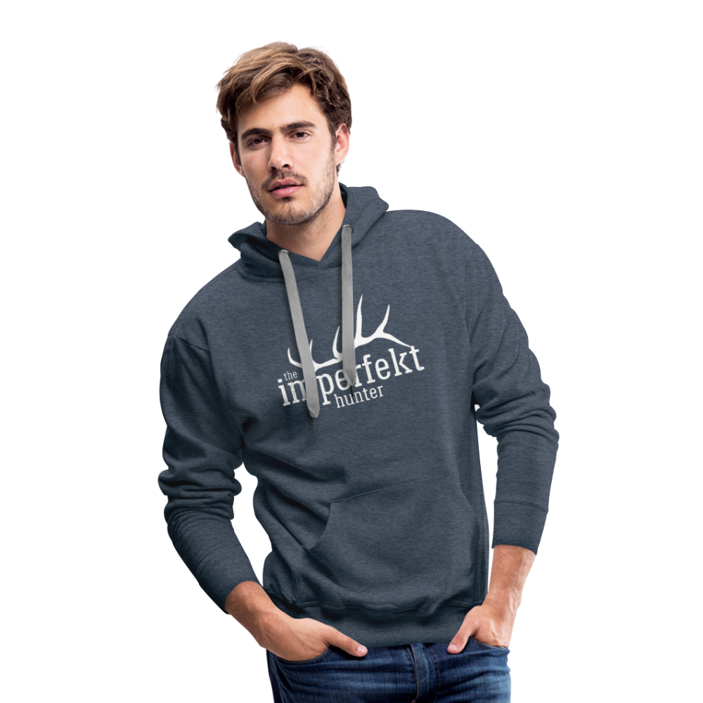 the imperfekt hunter men’s premium hoodie - heather denim