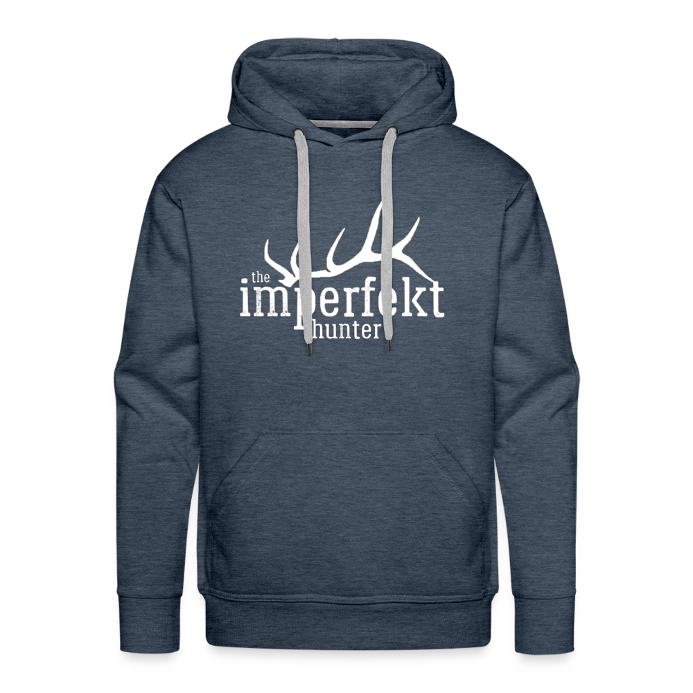 the imperfekt hunter men’s premium hoodie - heather denim